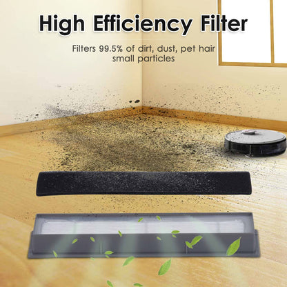 (5 Pieces) HEPA Filter for Robot Vacuum Ecovacs DEEBOT OZMO 920 950 T8 AIVI M...