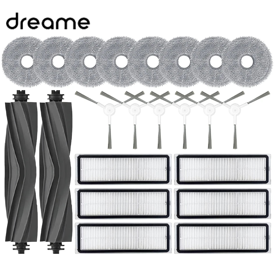 Dreame Bot L10 Prime / L10S Pro / L10 Pro Parts Accessories Main Brush Side Brush Hepa Filter Mop Cloth Replacement Spare