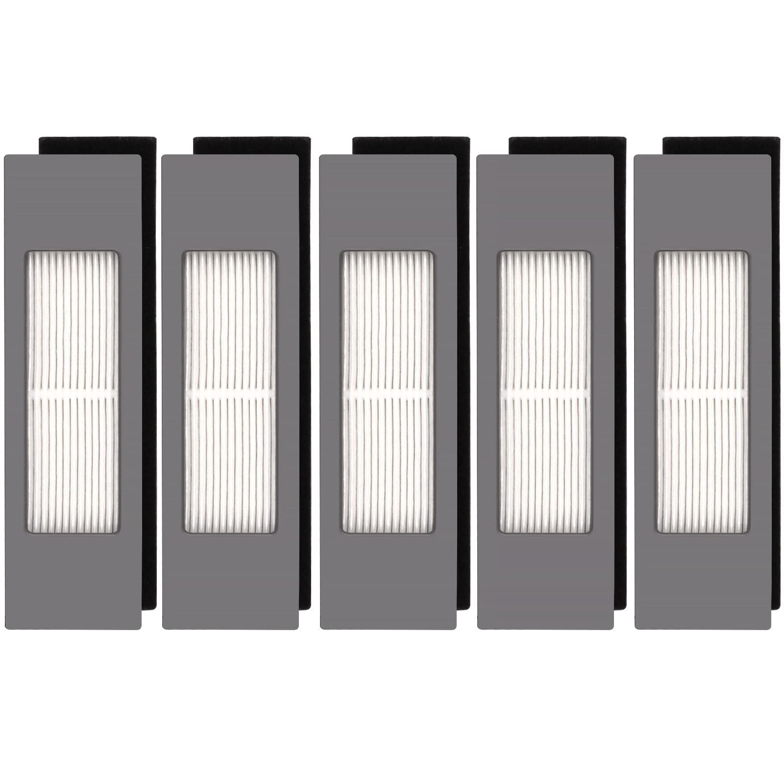 (5 Pieces) HEPA Filter for Robot Vacuum Ecovacs DEEBOT OZMO 920 950 T8 AIVI M...